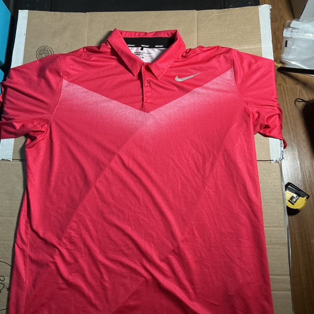 Nike Golf Polo Dri-fit/melon/size XL